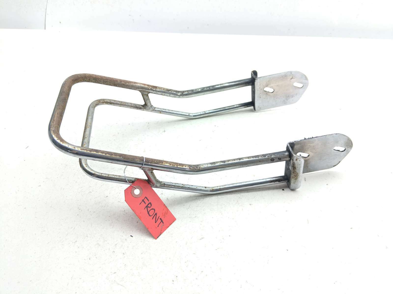 83 84 Honda GL650 Silverwing Front Wheel Fender Guard Bracket Chrome