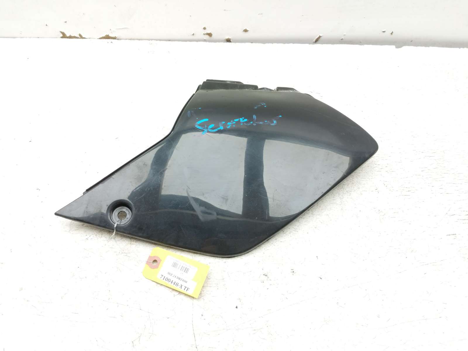 00-24 Suzuki DRZ400SM DRZ 400 Left Lower Belly Fairing Cover Panel