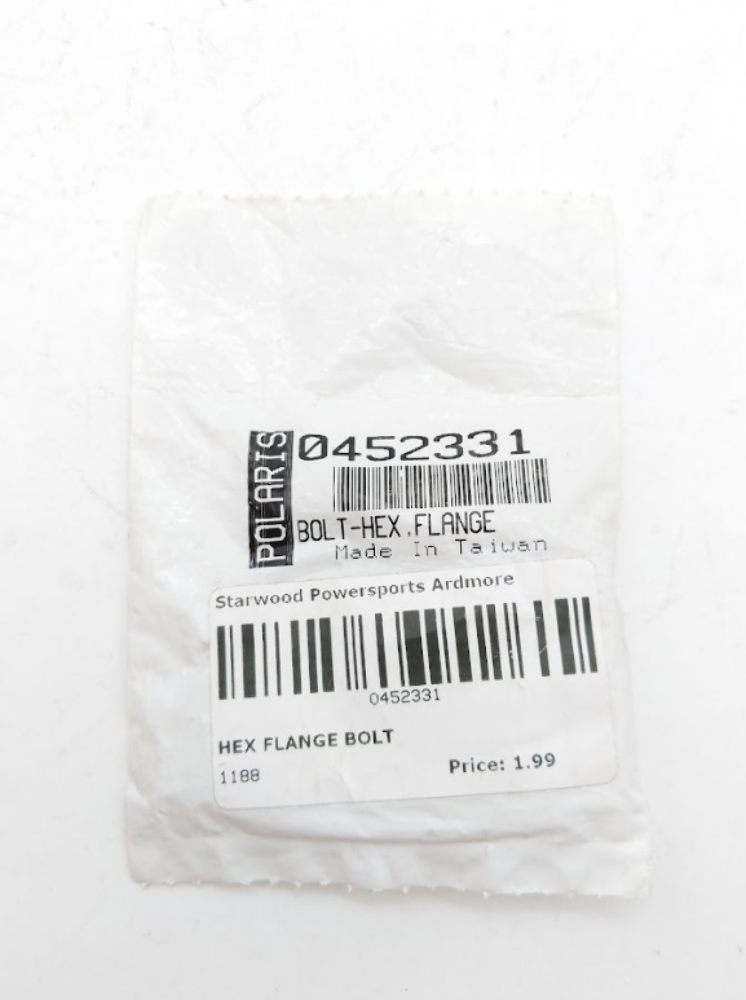 POLARIS NEW OEM BOLT-HEX FLANGE 0452331