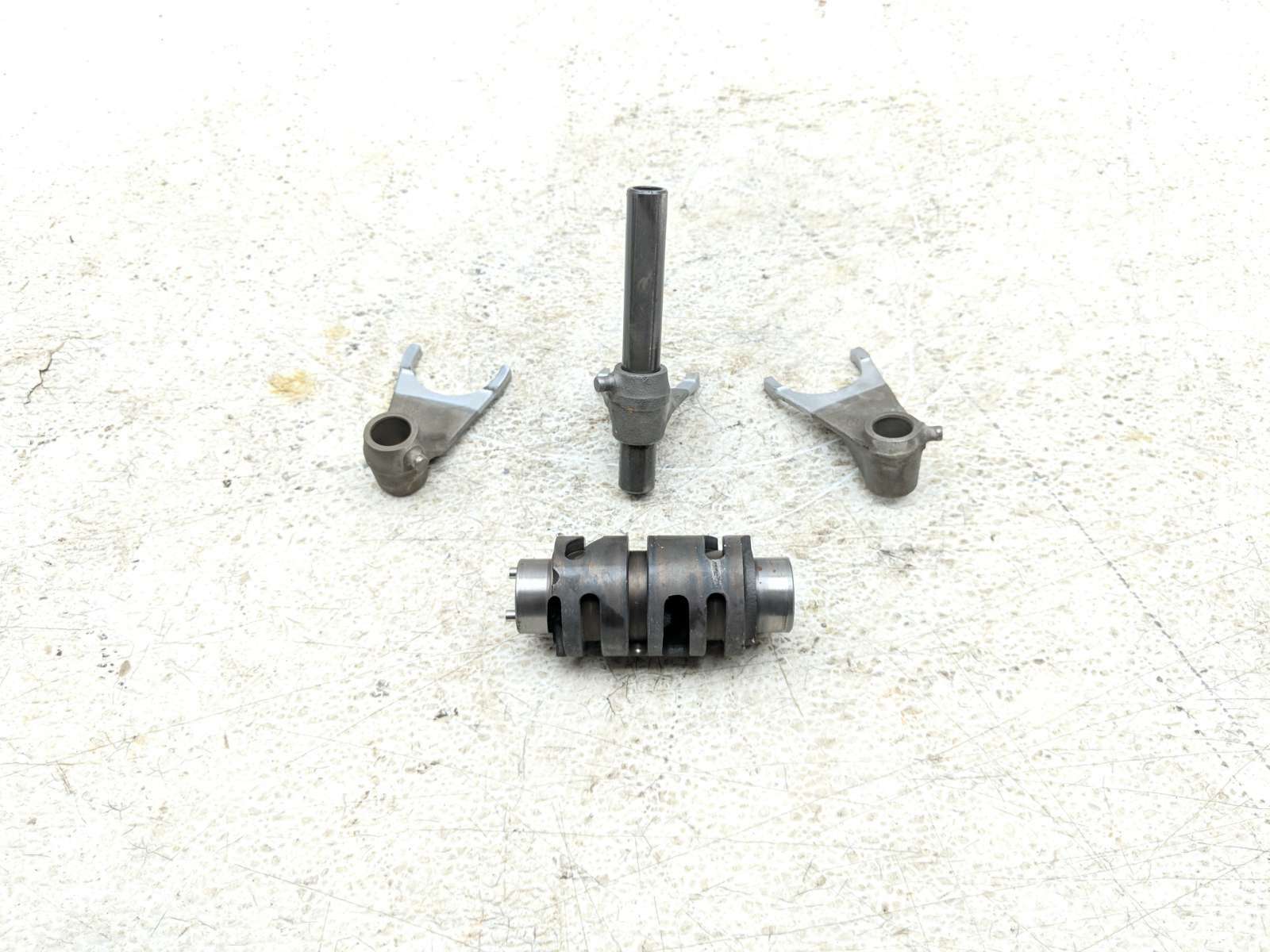13 Suzuki DL650 V Strom Transmission Shift Shifter Forks and Drum 25310-19F00
