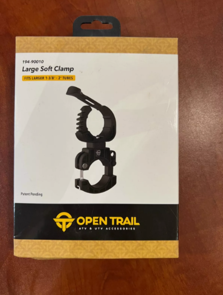 OPEN TRAIL UNIVERSAL MOUNT SOFT CLAMP LARGE, NEW 194-90010