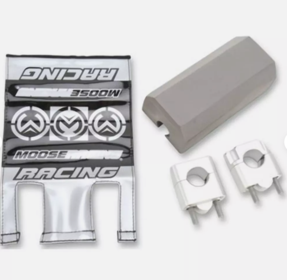 Moose Racing Universal Handlebar Clamp Kit 30MM Rise 7/8" Bars 0603-0343