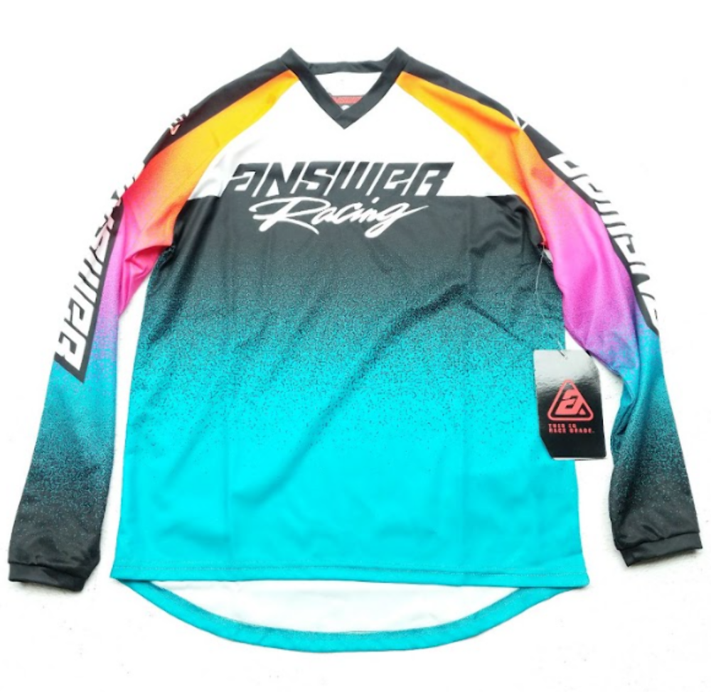 NEW ANSWER YOUTH A22 SYNCRON PRISM JERSEY MULTI-COLOR SIZE YOUTH LARGE 446413