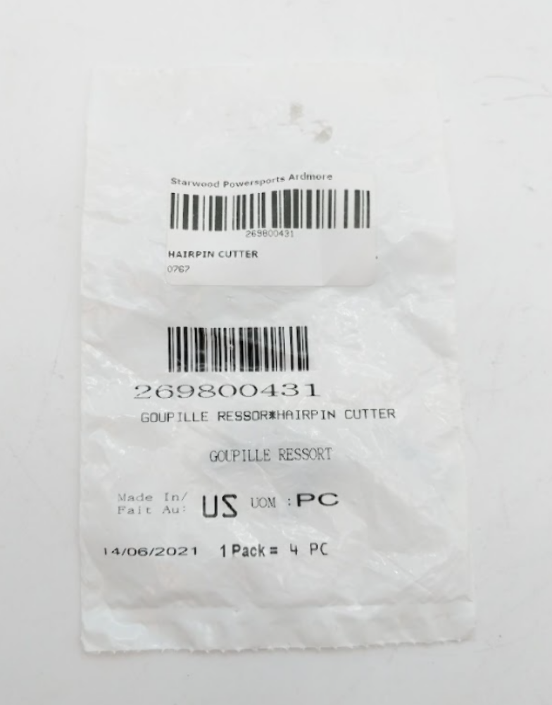 BRP CAN-AM NEW OEM COTTER PIN 269800431