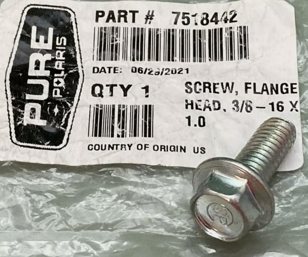 POLARIS NEW OEM BOLT-HEX 7518442