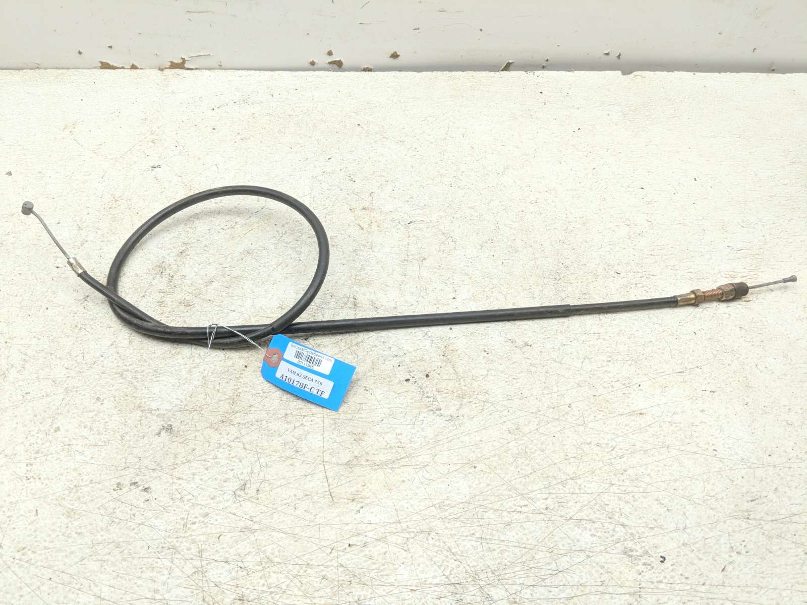 81-83 Yamaha Seca XJ 750 R Clutch Cable Line