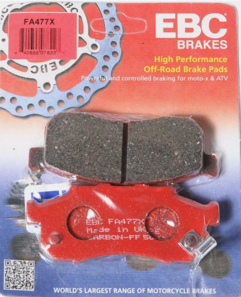 EBC Brake Pad - Carbon "X" Series Honda Big Red MUV700 2009 FA477X
