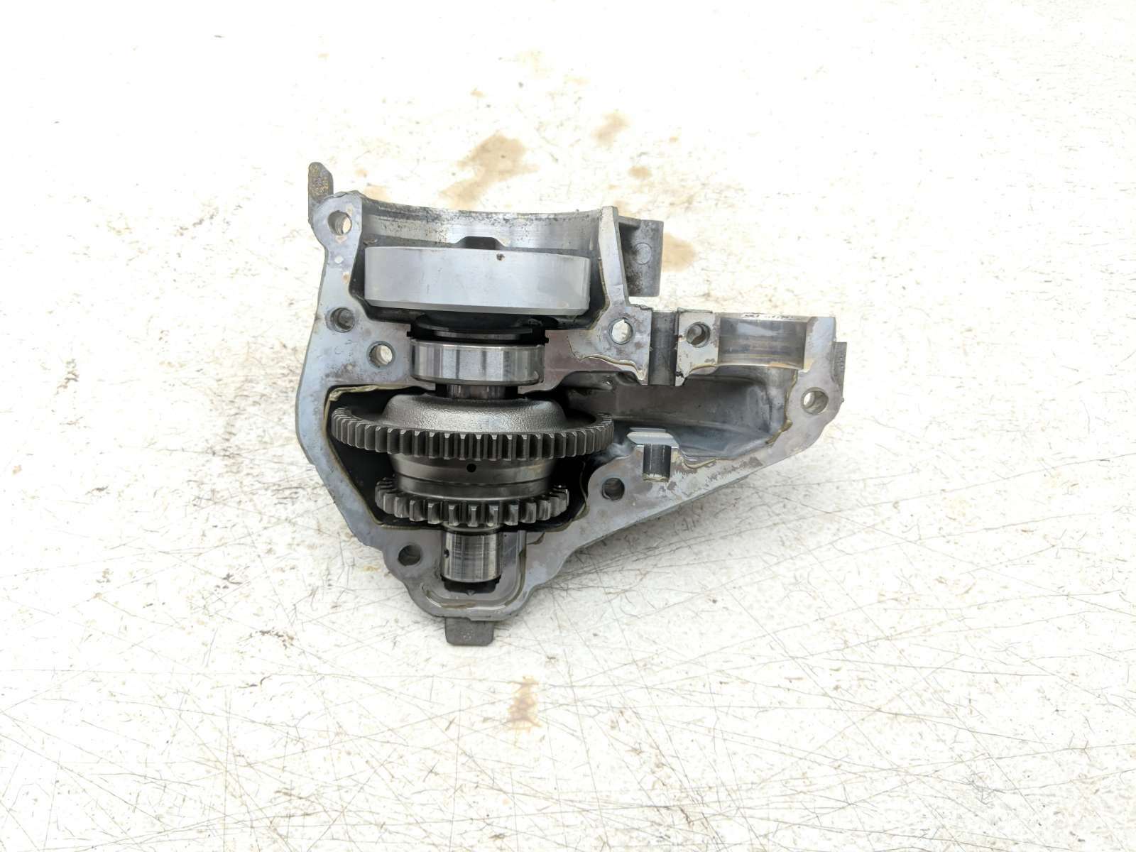 11-15 BMW K1600 GTL Engine Motor Counter Balancer Gear Shaft Side Cover