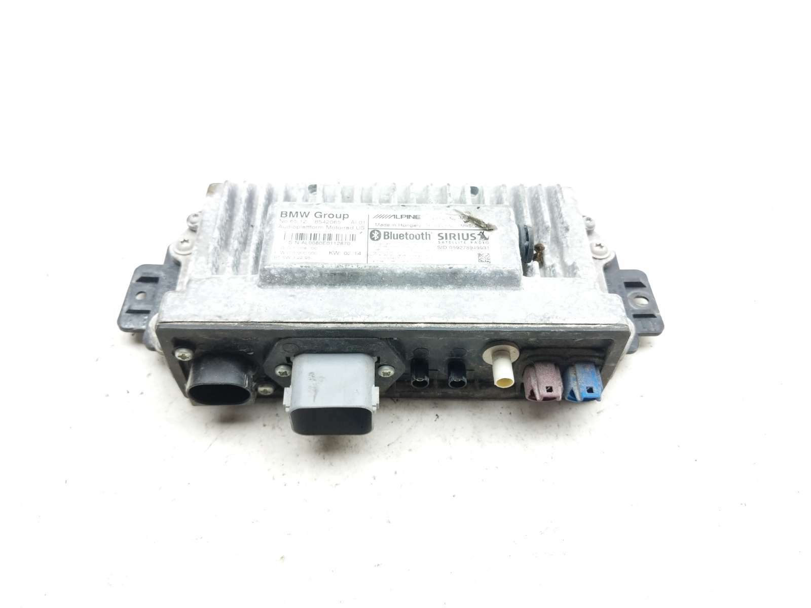11-15 BMW K1600 GTL Audio Stereo Radio Controller CPU Unit 8542065 65128542065