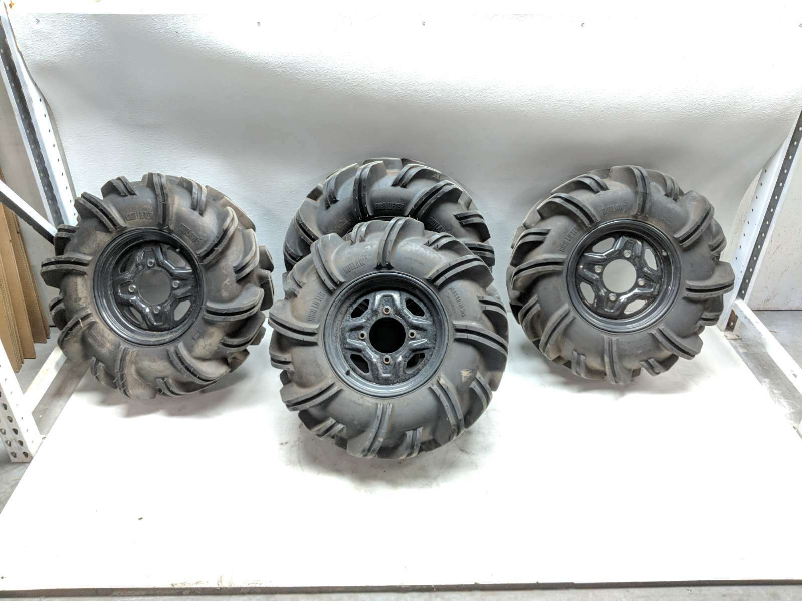 20 Polaris Sportsman 850 High Lifter Wheel Tire Set STRAIGHT 14X6.0 29.5X9.5-14