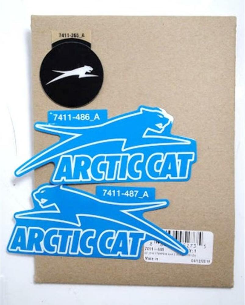 Arctic Cat Decal Kit 7411-446 2018 Stampede X 4X BLUE