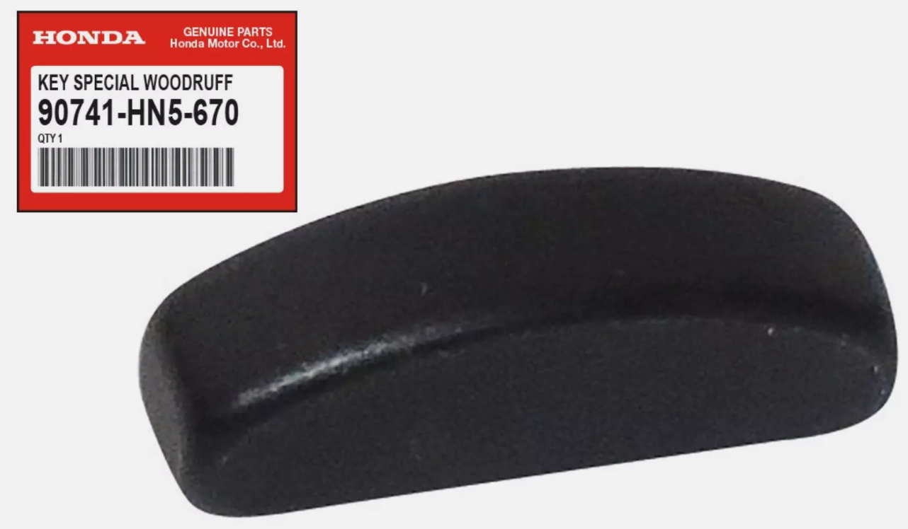 HONDA NEW OEM WOODRUFF KEY 90741-HN5-670