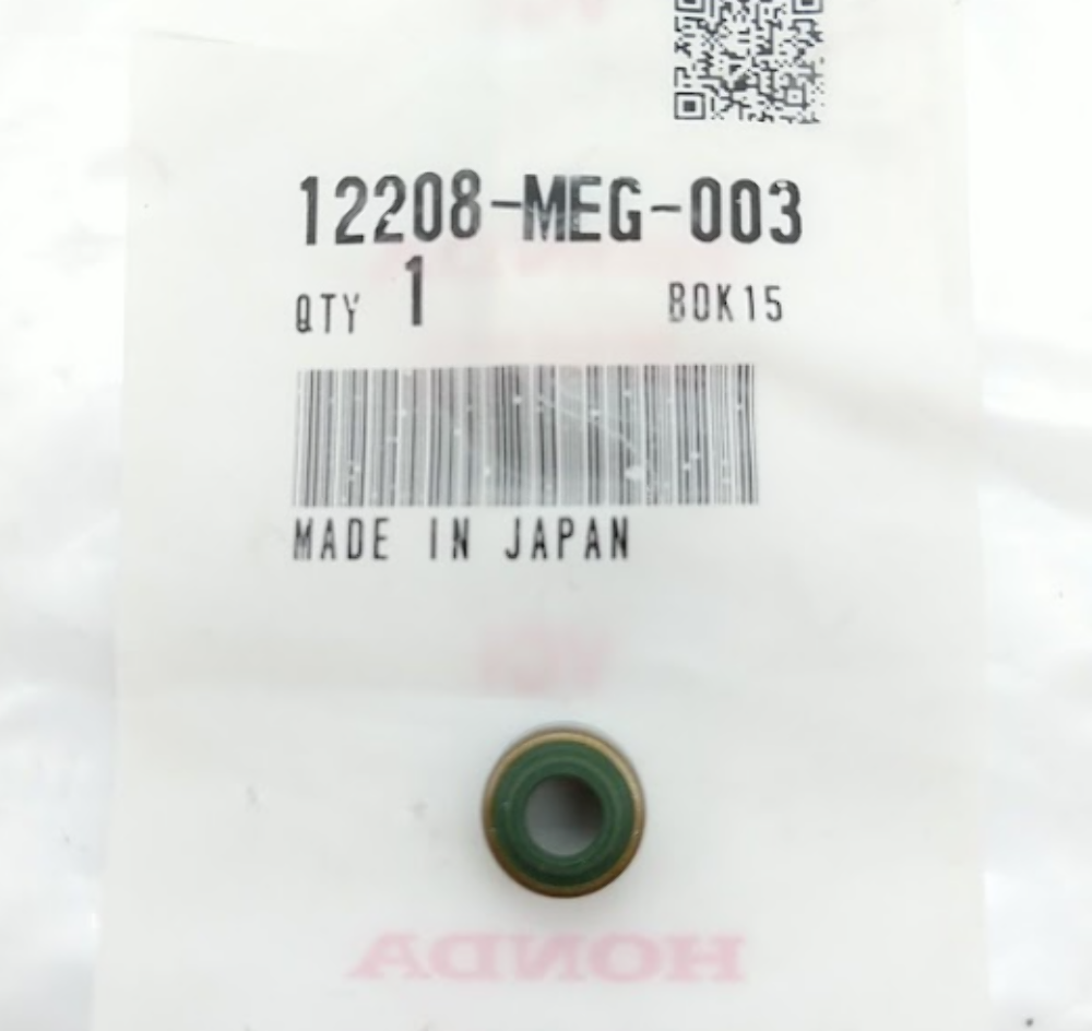 HONDA NEW OEM SEAL, VALVE STEM 12208-MEG-003