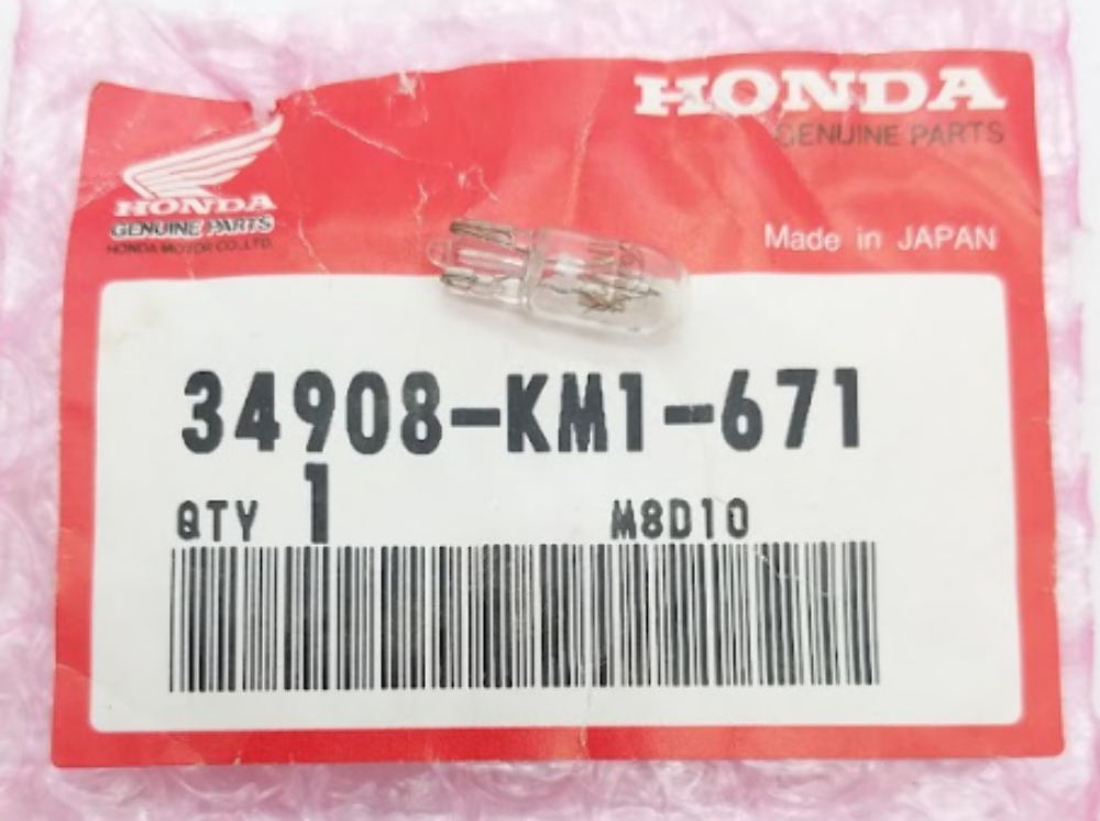HONDA NEW OEM BULB (12V 3 WATT) 34908-KM1-671 QTY 2