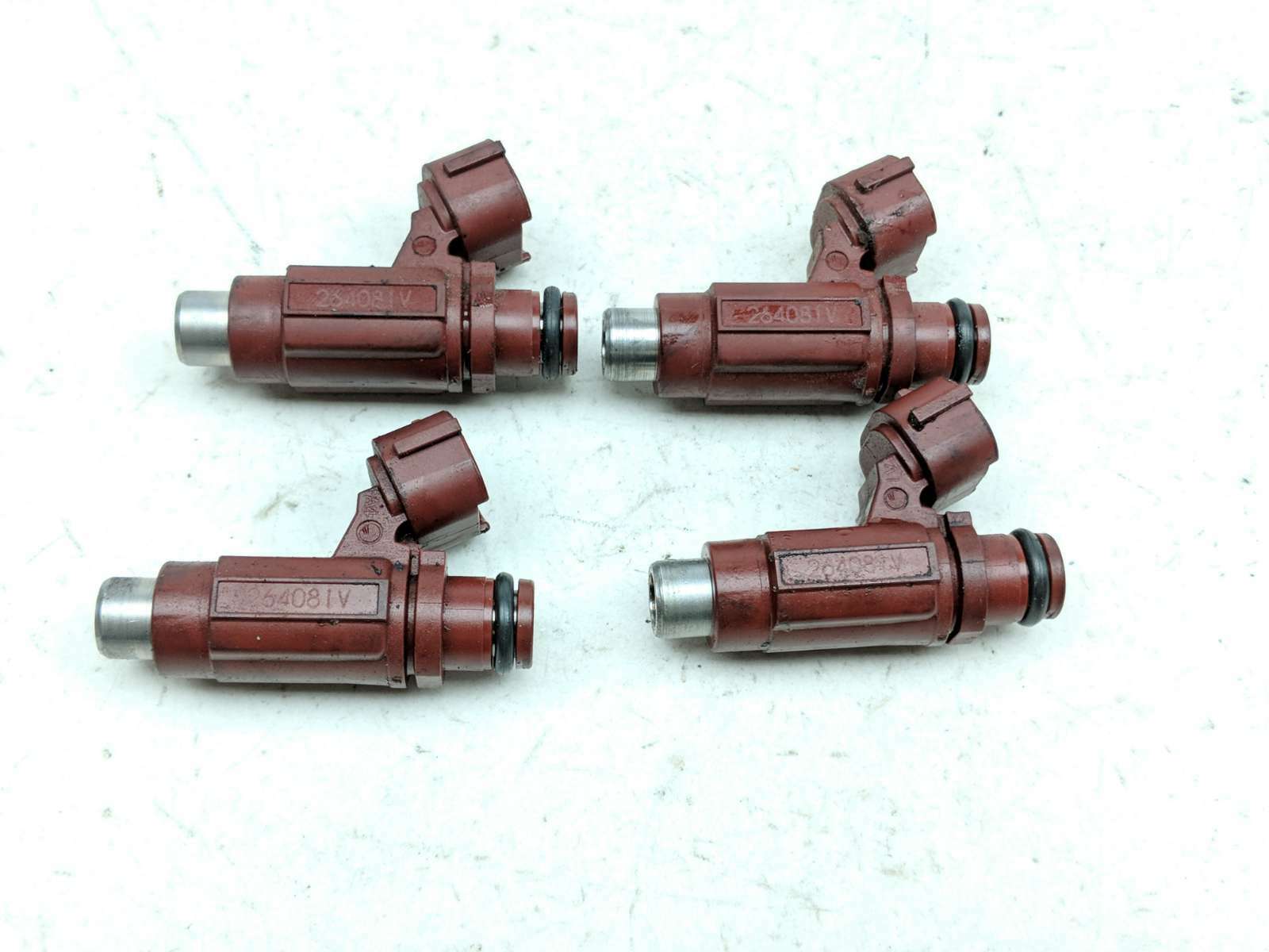 08-10 Suzuki GSXR 600 750 Gas Fuel Injectors Without Rail A