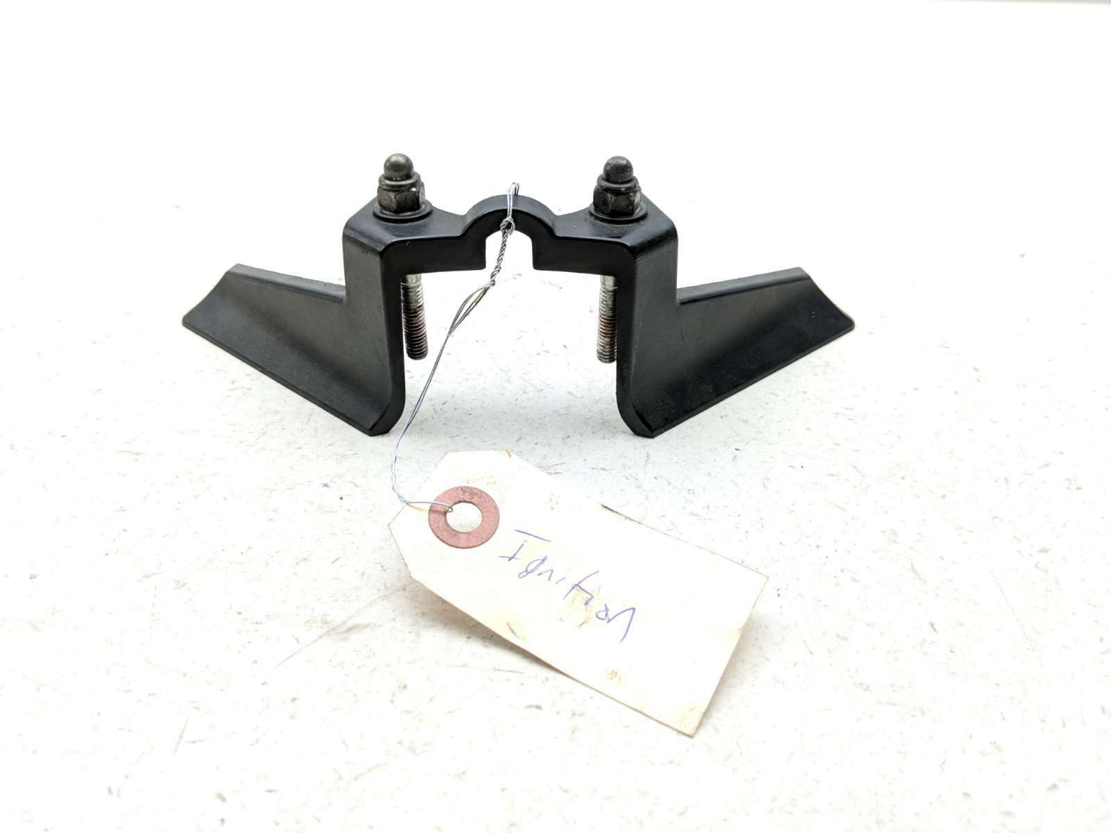 10 Ducati Monster 696 Fuel Tank Ignition Lock Cover Panel Plastic
