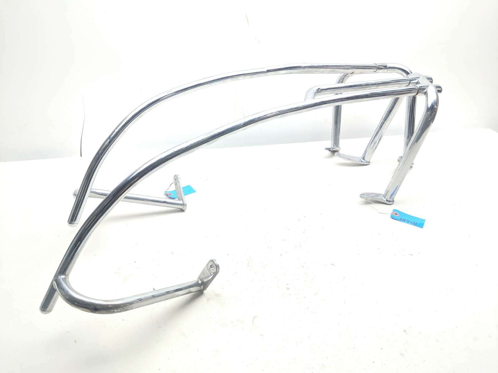 06 07 Yamaha Stratoliner Roadliner XV1900 XV19 Saddlebag Guards Chrome