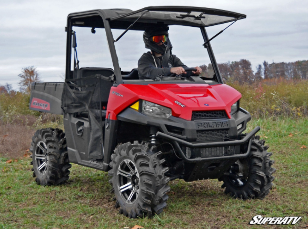 New SuperATV Flip Windshield 2015 Polaris Ranger 570 FWS-P-RANMID-70