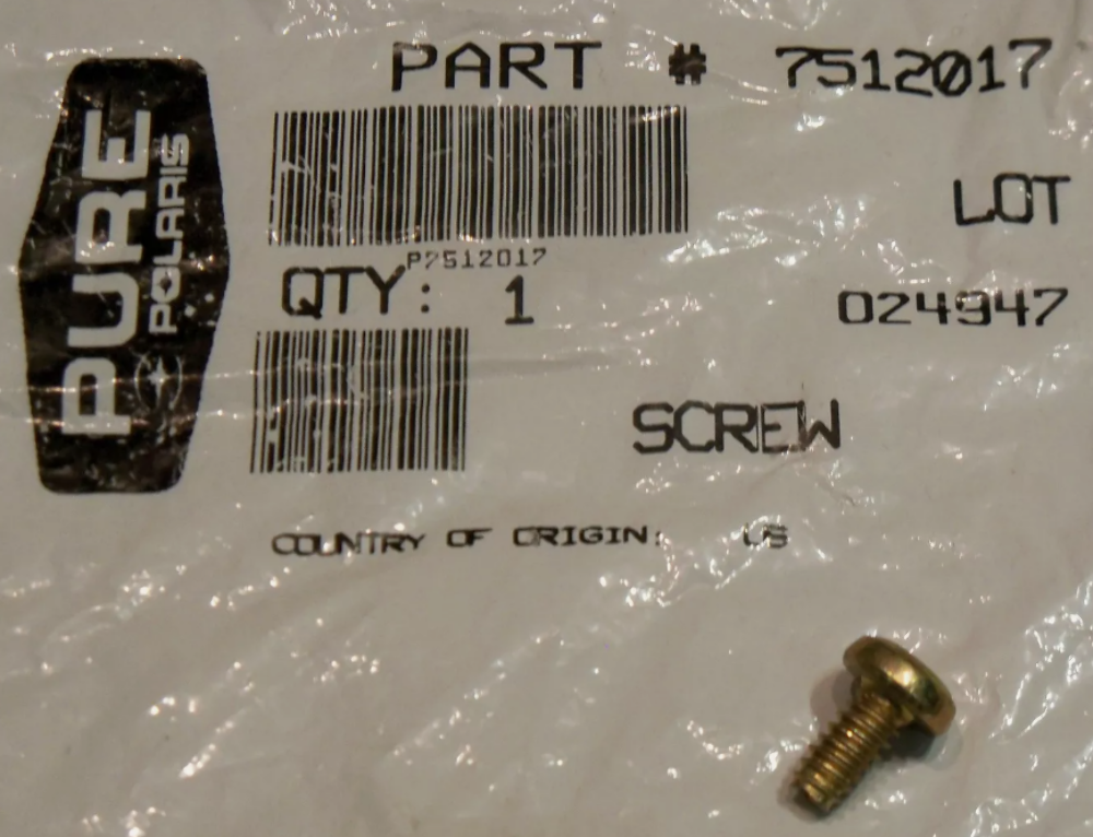 POLARIS NEW OEM SCREW 7512017