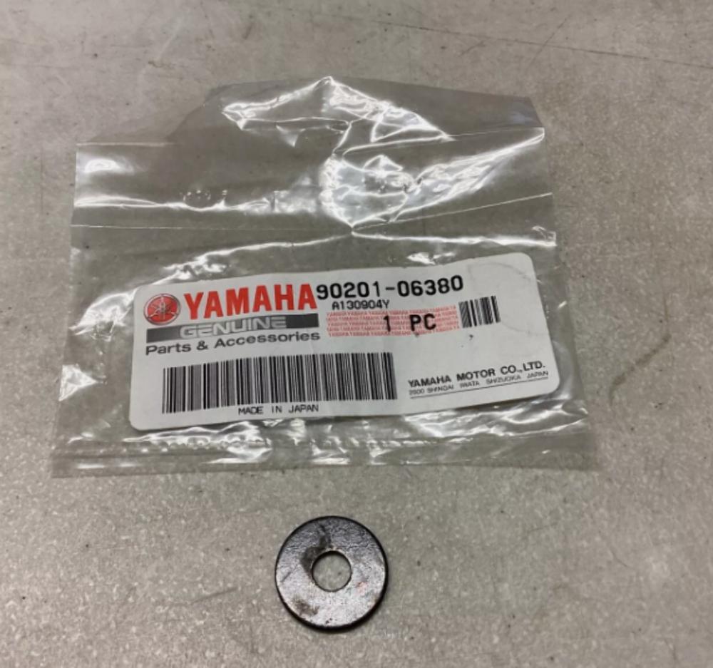 QTY 4 | 1980 Yamaha YZ125 Plate Washer 90201-06380 - Sun Coast