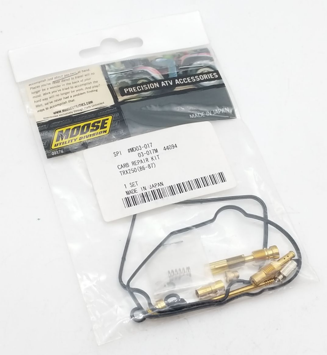 Moose Carb Rebuild Kit TRX250 '86-'87 MD03-017