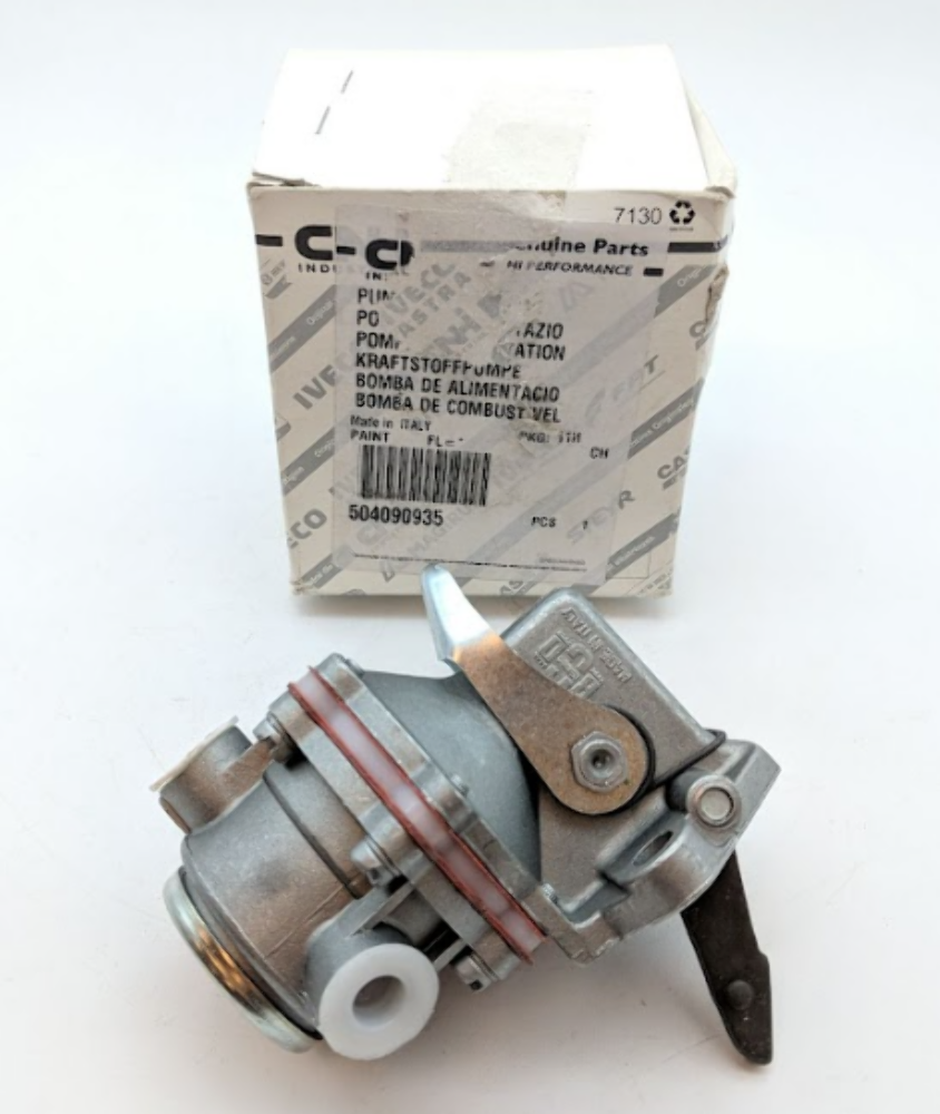 CNH GENUINE OEM NEW HOLLAND FUEL PUMP (FORD/FIAT TRACTOR MODELS) 504090935