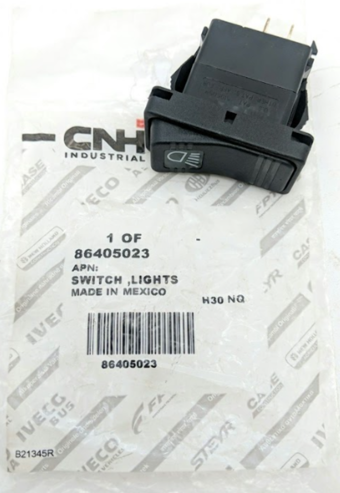 CNH GENUINE NEW HOLLAND LIGHT SWITCH (BOOMER 3040/3045/3050) 86405023