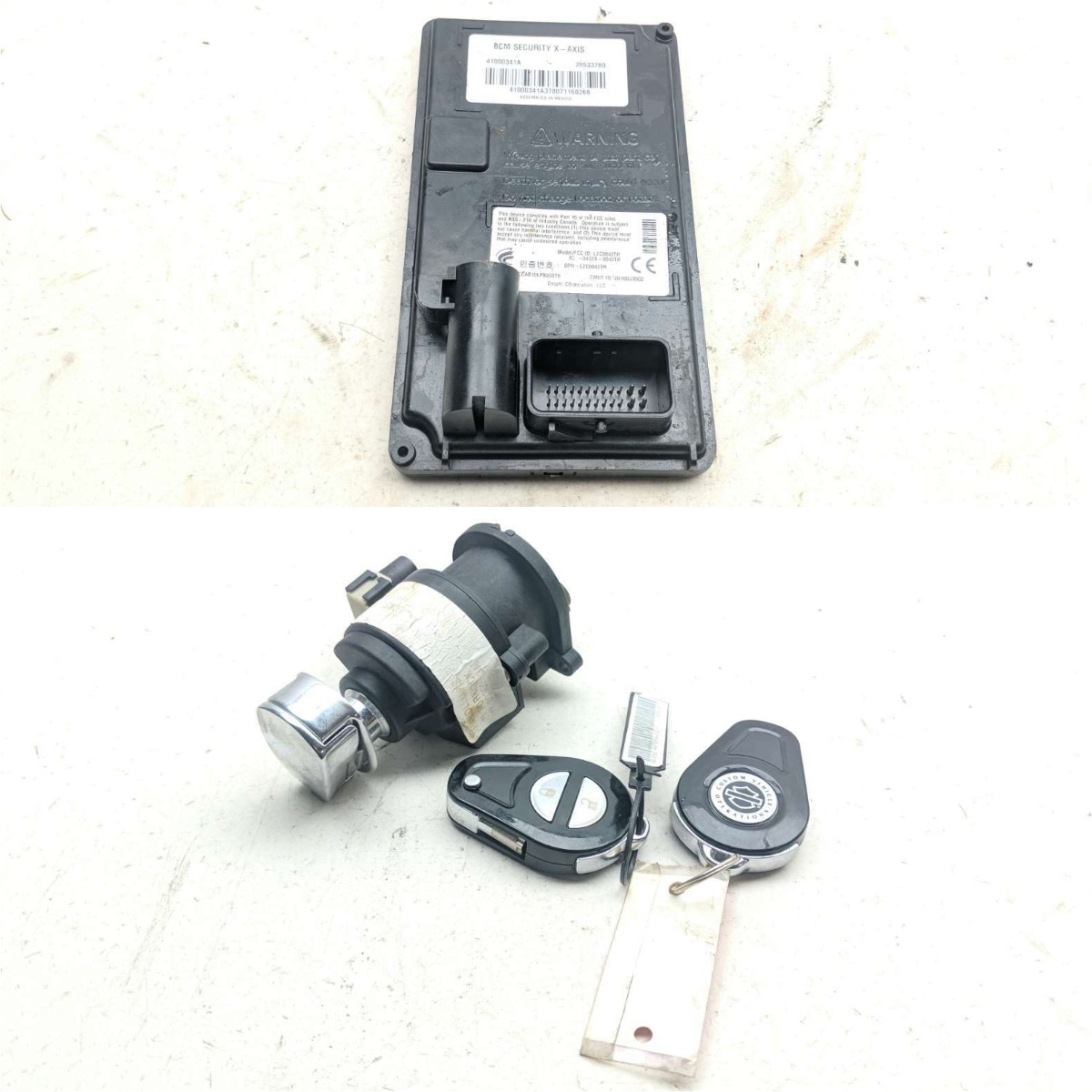 17-21 Harley FLHTKSE Electra Glide CVO Lock Set BCM Ignition Switch And Key