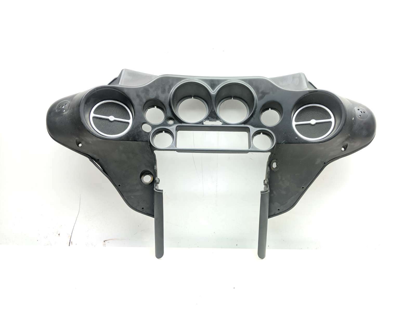 98-03 Harley Davidson Electra Glide FLHT Batwing Dash Gauges Fairing Cover Panel