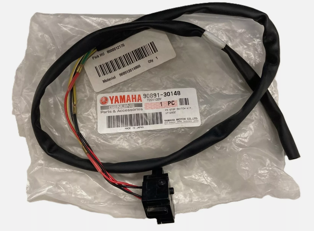New OEM Yamaha Front Stop Switch Kit 90891-30148-00