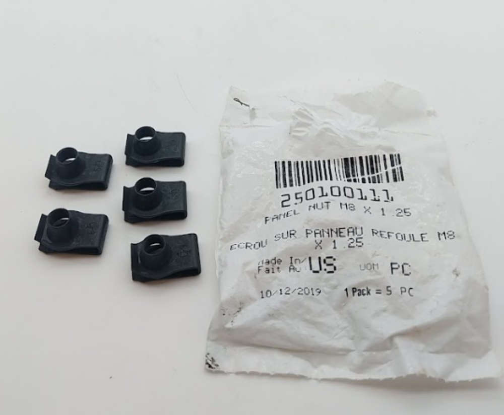 2009-2010 CAN-AM OUTLANDER MAX 650 HO EFI OEM PANEL NUT M8 250100111 QTY 5