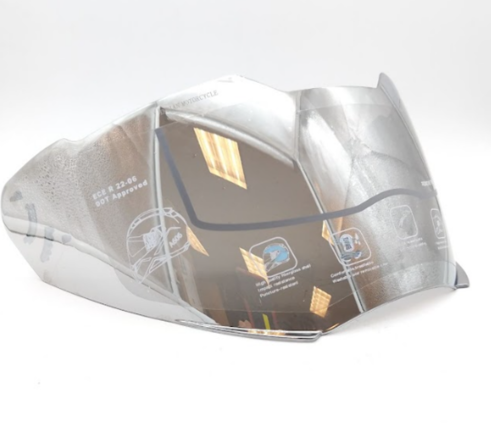 Indian Motorcycle Silver Mirrored Full Face Helmet Visor 2864644
