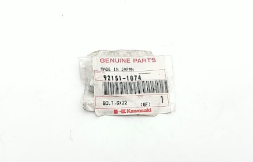 1998-2002 Kawasaki KVF400 Prairie Radiator Bolt 92151-1074