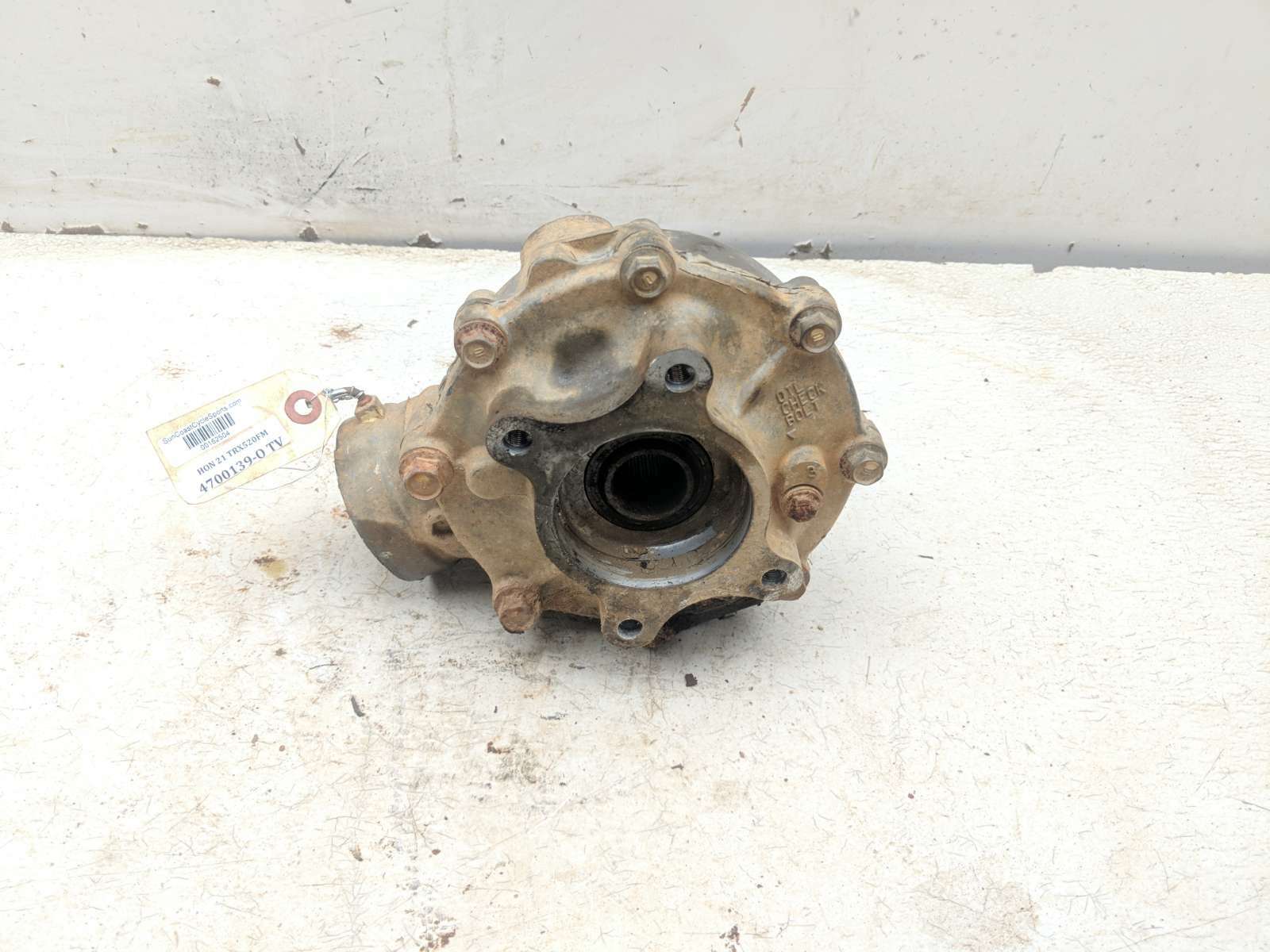 20-23 Honda TRX520FM Fourtrax 520 Rear Diff Differential Gearcase Assembly