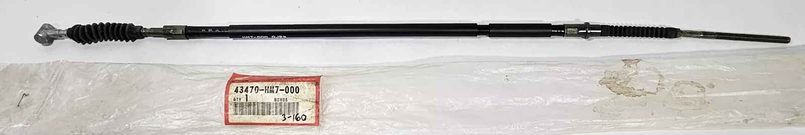 New OEM 1995-2003 Honda TRX 400 Fourtrax Foreman Foot Brake Cable 43470-HM7-000