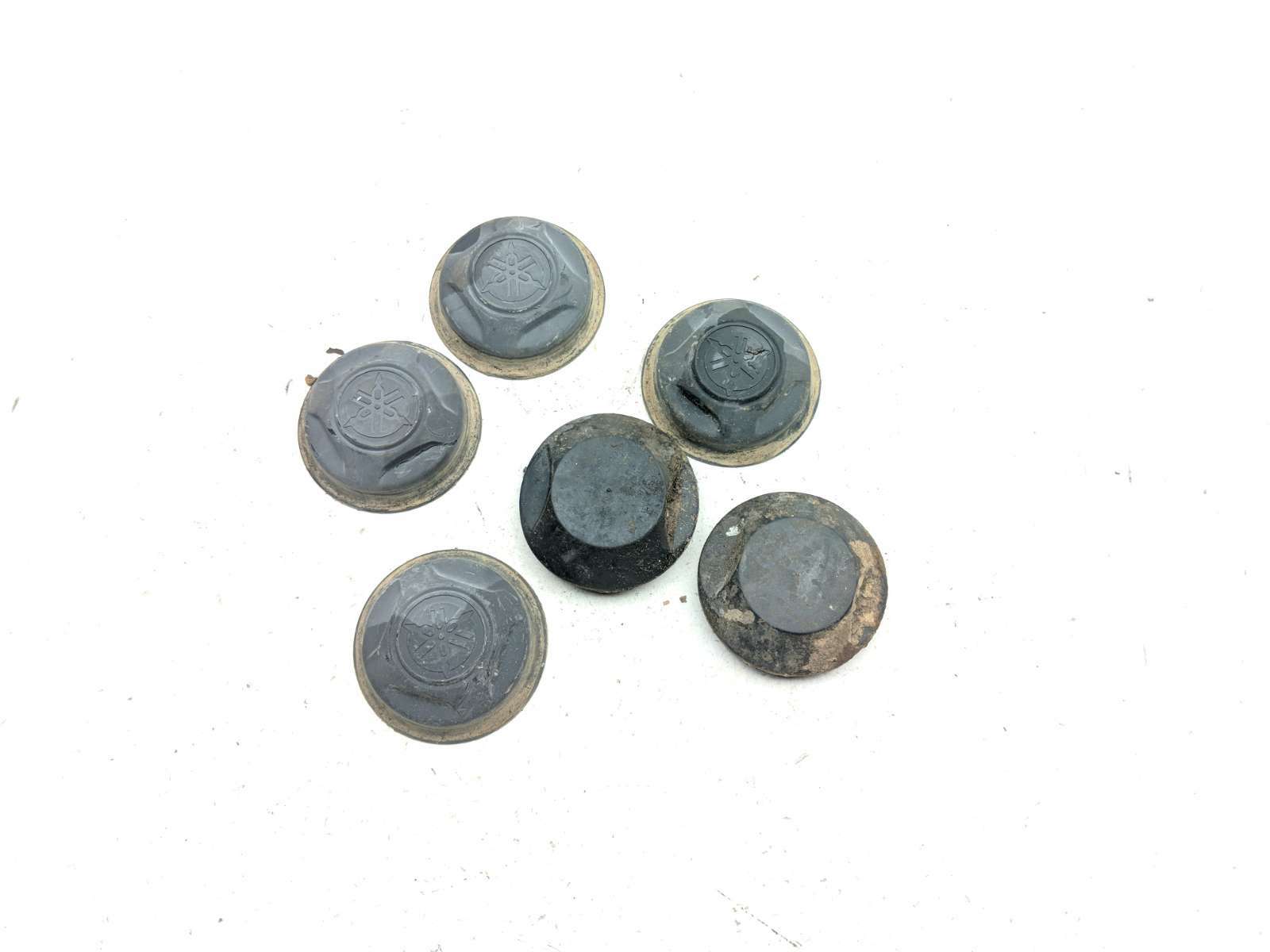 04-08 Yamaha Grizzly 660 YFM660 Center Wheel Hub Caps Set