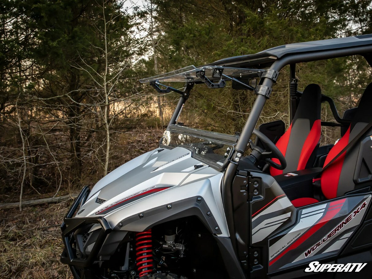 2019-2020 Yamaha Wolverine X2 New SUPERATV Flip Windshield FWS-Y-WV-X4-70#WV2