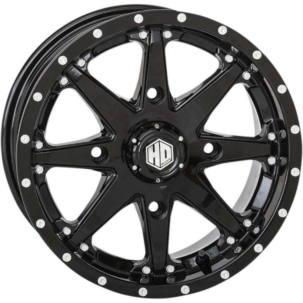 STI HD10 Alloy Wheel 15x7 5+2-Offset 4/137 Gloss Black 15HD1027 0230-1076