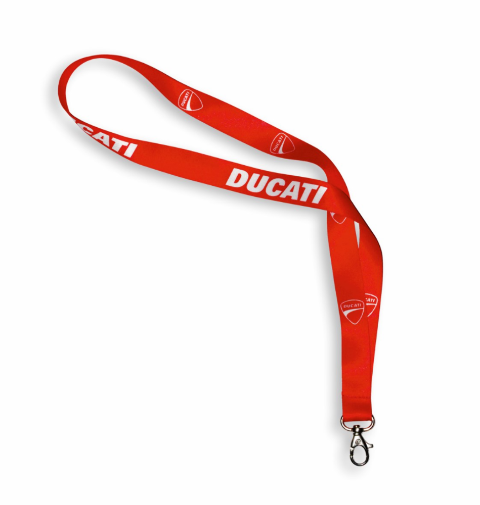 Ducati Motorcycle OEM Lanyard Red, White QTY:2 988953066