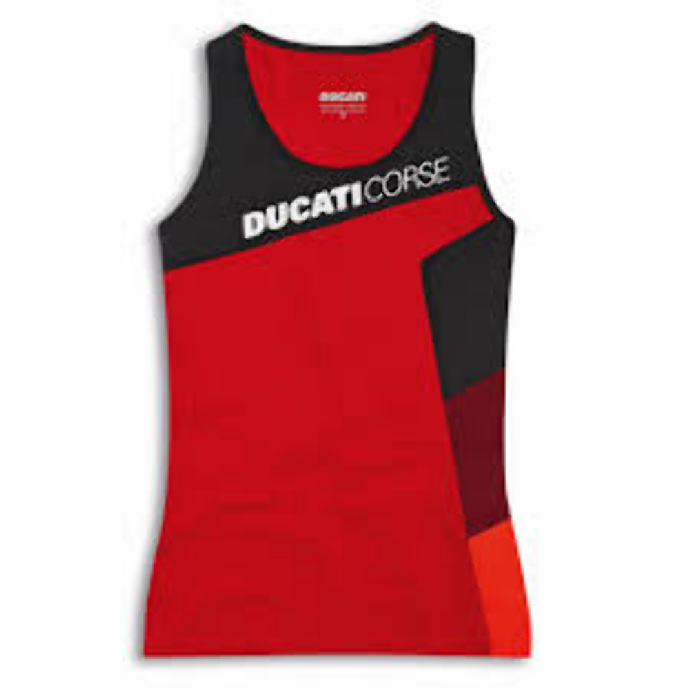 Ducati Corse Ladies Sport Tanktop Red, Black SIZE: US SMALL (US M-44) 987705394