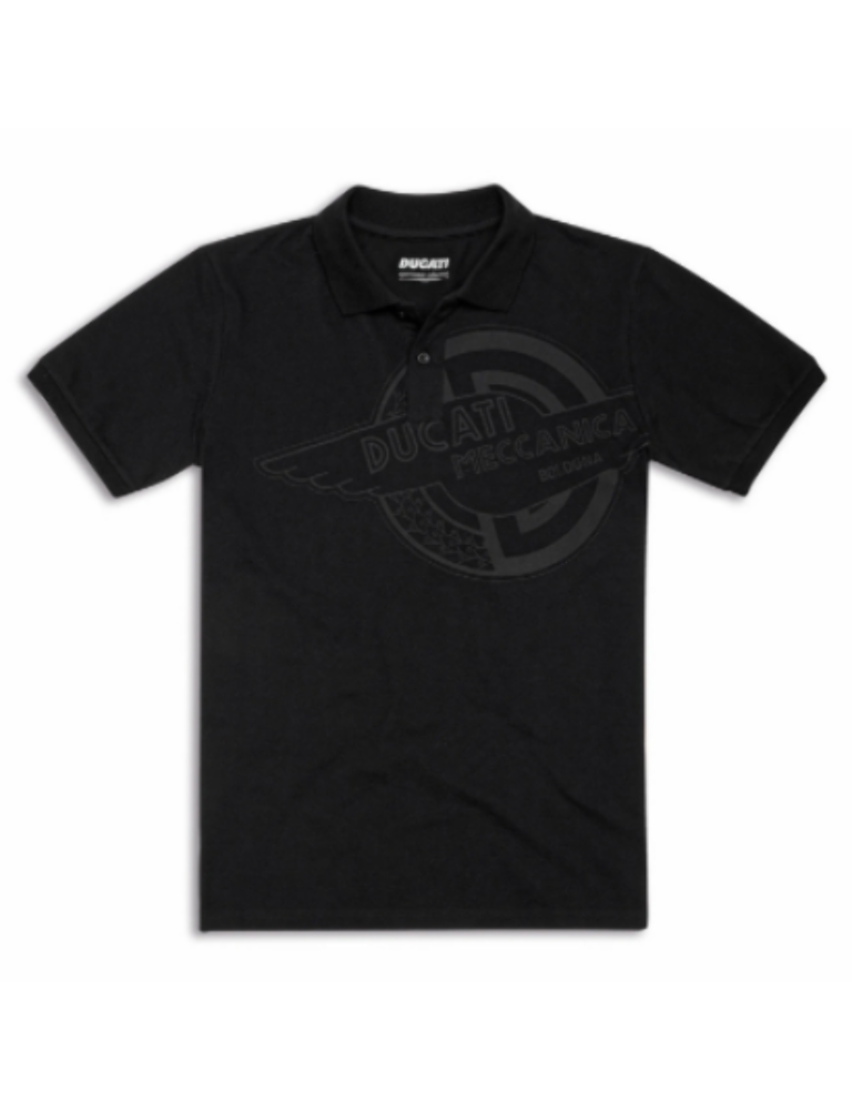 Ducati Meccanica Polo T-Shirt Blk, Gry SIZE: US XX-LARGE (EU XXX-LARGE)987705588