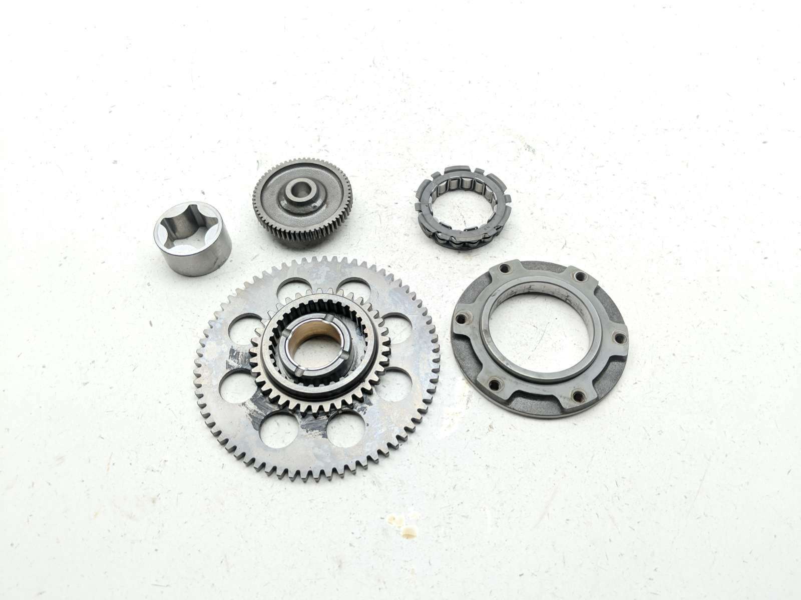 パーツ Gg 02 03 Kawasaki Ninja ZX9R ZX900 One Way Clutch Gear Set - Sun