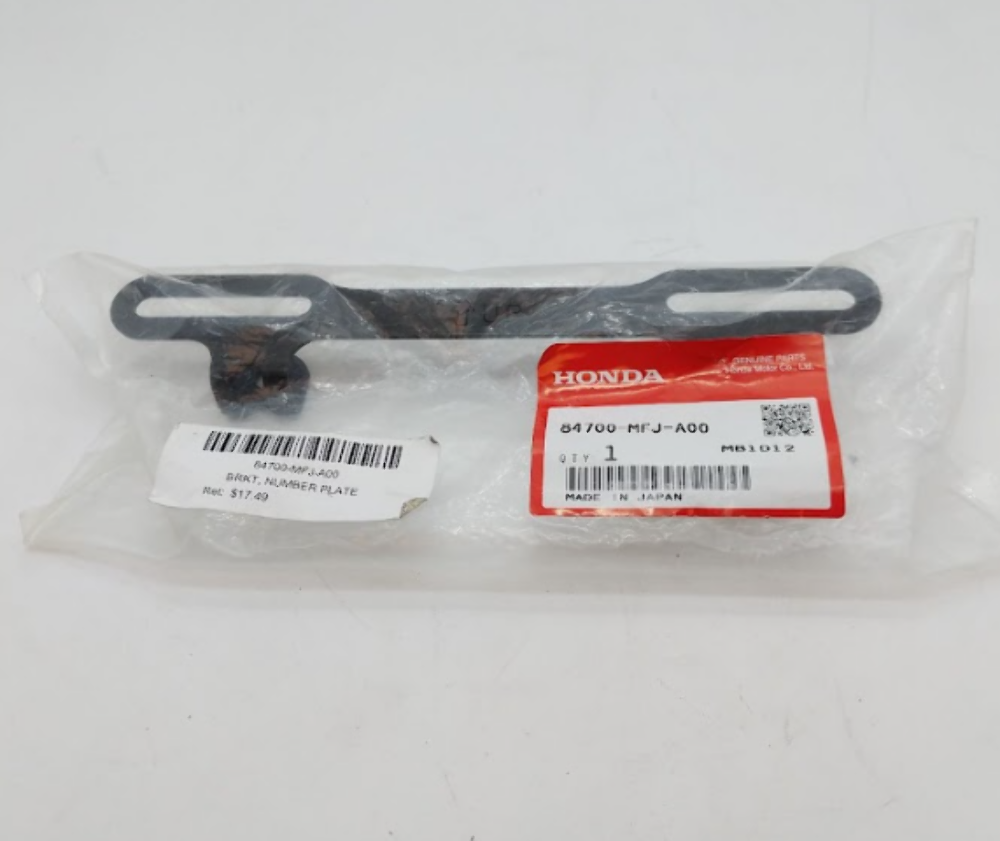 2008-2011 HONDA CBR600RR OEM LICENSE PLATE BRACKET 84700-MFJ-A00