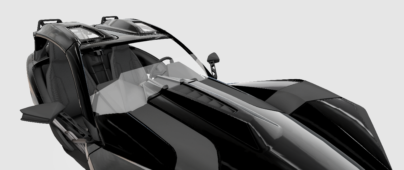POLARIS RIPPER SERIES CLEAR WIND DEFLECTOR 15-21 SLINGSHOT S SLR SLR-E 2881751