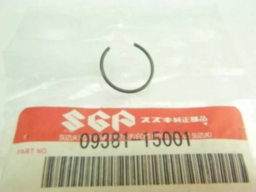 GENUINE Suzuki NOS 09381-15001-000 PISTON CIRCLIP