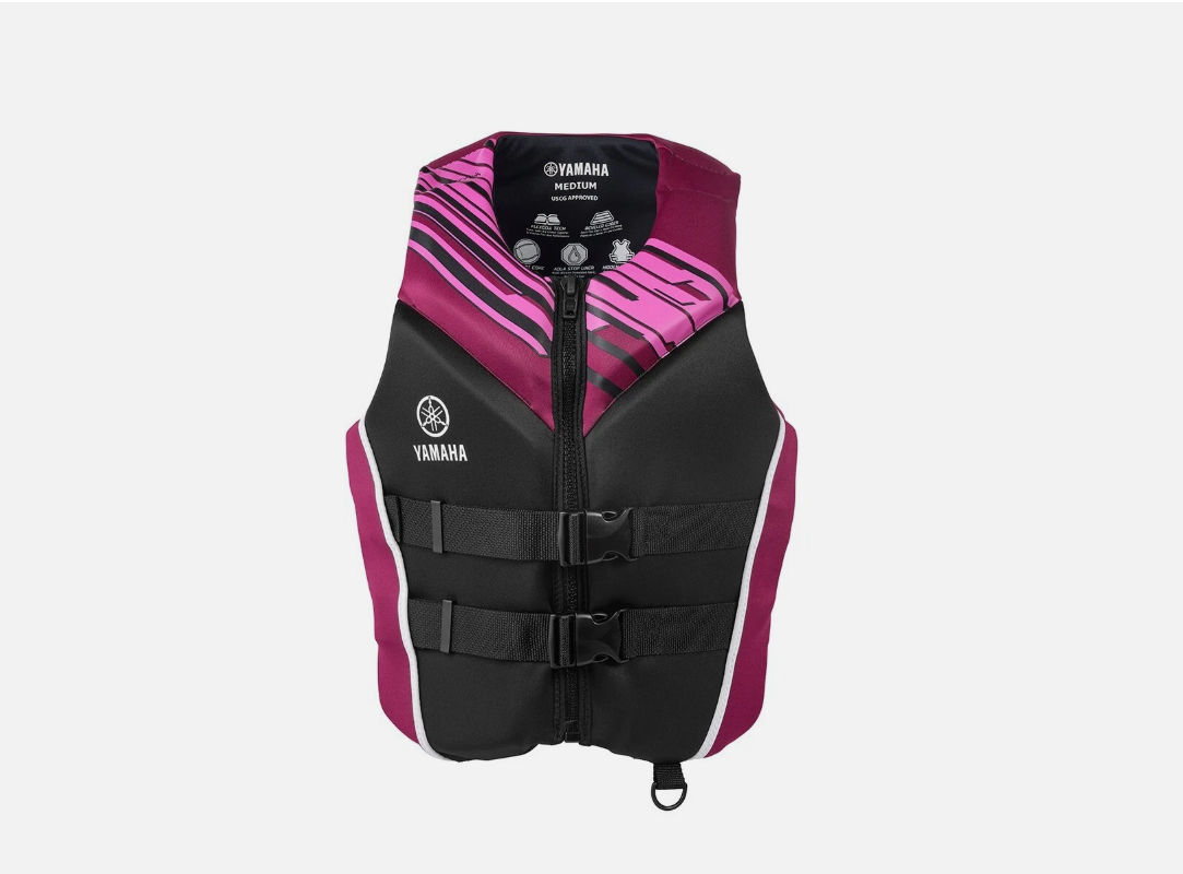 Yamaha Neoprene 2-Buckle Womens Life Vest PFD 2XL Pink MAW-22VNE-PK-2X