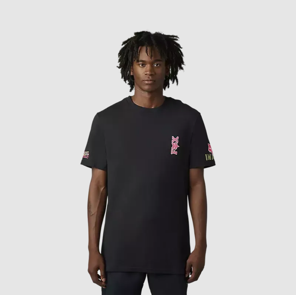 Fox Racing Barbed Wire Premium Tee Shirt (Black) Size Small - 30524-001-S