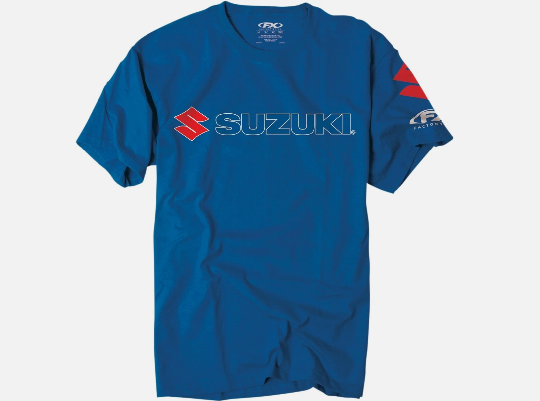 Suzuki Team T-Shirt Blue SIZE: MEDIUM 15-88460