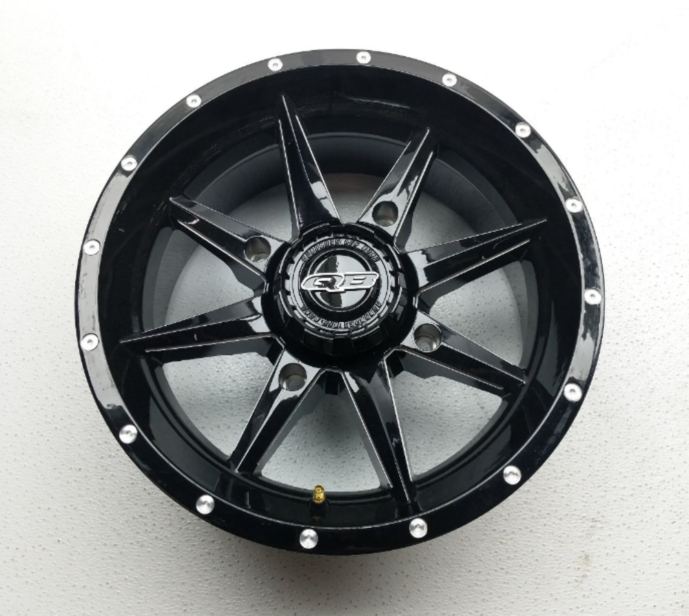 QuadBoss Slicer Wheel, Black 14x7 (4/156 4+3) 2014-19 Polaris Ranger 1000 608470