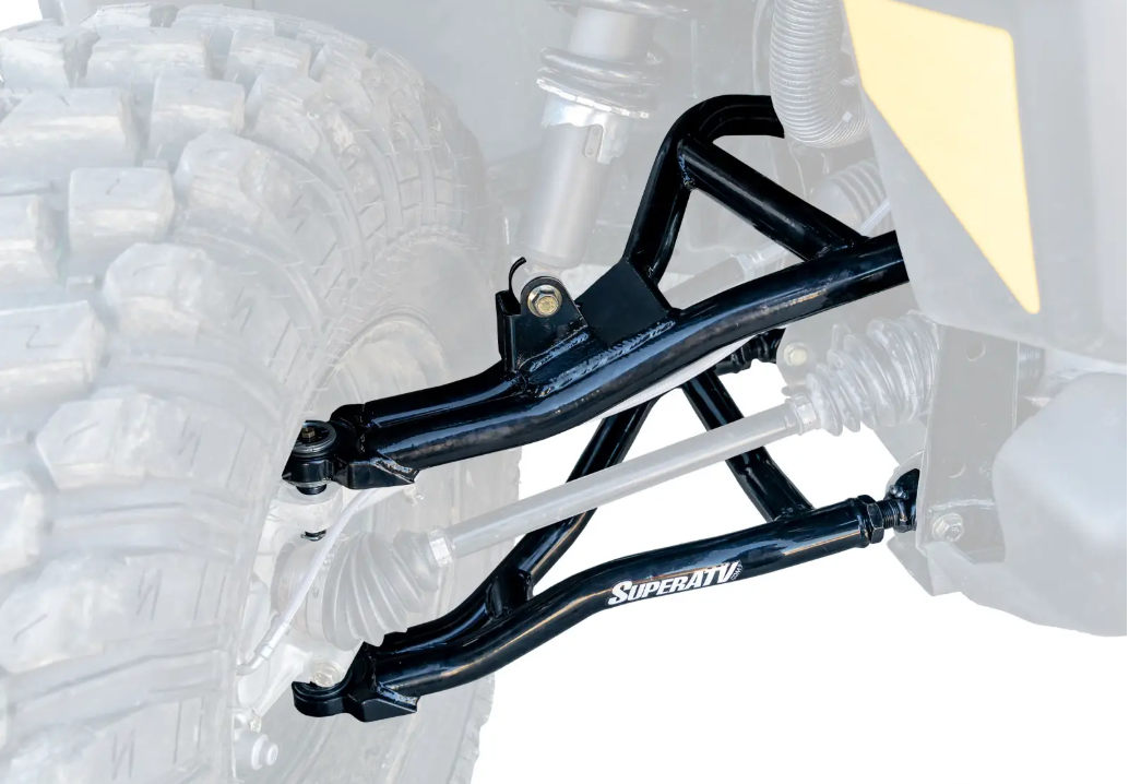 SUPERATV Can-Am Def HD10 2" Forward Offset A-Arms AA-CA-DEF-2-HC-001-BK-02